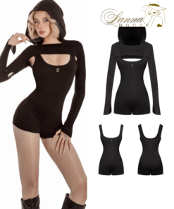Set Jumpsuit Nữ Đùi Sát Nách Kèm Áo Khoác LannaHouse Beatrice